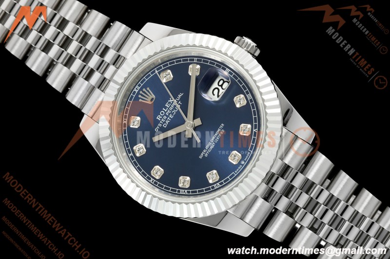 Rolex - Datejust 126334 41mm Gain Weight Jub Flt 904L SS/SS Blu/Dia QF SH3235