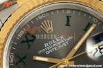 Rolex - Datejust 126333 41mm Wimbledon 904L Gold Wrapped Oys Flt YG/SS Grey/Rmn BJF SH3235
