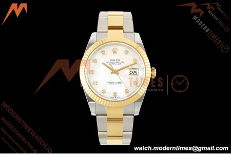 Rolex - Datejust 126333 41mm 904L Gold Wrapped Oys Flt YG/SS W-Mop/Dia BJF SH3235