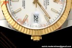 Rolex - Datejust 126333 41mm 904L Gold Wrapped Oys Flt YG/SS Wht/Stk BJF SH3235