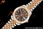 Rolex - Datejust 126331 41mm 904L Gold Wrapped Jub Flt RG/SS Choco/Stk BJF SH3235 | 롤렉스 - 데이트저스트 126331 41mm 904L 골드 랩드 주브 플라이백 RG/SS 초코/스틸 BJF SH3235