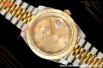 Rolex - Datejust 126333 41mm 904L Gold Wrapped Jub Flt YG/SS Gold/Dia BJF SH3235 | 롤렉스 - 데이트저스트 126333 41mm 904L 골드 랩드 주브 플랫 YG/SS 골드/다이아 BJF SH3235