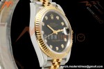 Rolex - Datejust 126333 41mm 904L Gold Wrapped Jub Flt YG/SS Blk/Dia BJF SH3235 | 롤렉스 - 데이트저스트 126333 41mm 904L 골드 랩드 주브 플라이백 YG/SS 블랙/다이아 BJF SH3235