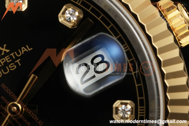 Rolex - Datejust 126333 41mm 904L Gold Wrapped Jub Flt YG/SS Blk/Dia BJF SH3235 | 롤렉스 - 데이트저스트 126333 41mm 904L 골드 랩드 주브 플라이백 YG/SS 블랙/다이아 BJF SH3235