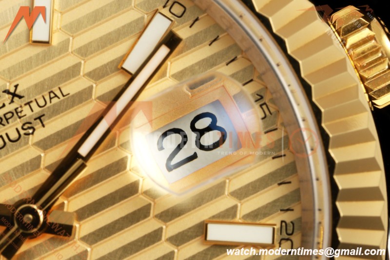 Rolex - Datejust 126333 41mm 904L Gold Wrapped Jub Flt YG/SS F-Gold/Stk BJF SH3235