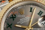 Rolex - Datejust 126333 41mm Wimbledon 904L Gain Weight Jub Flt YG/SS Grey/Rmn QF SH3235