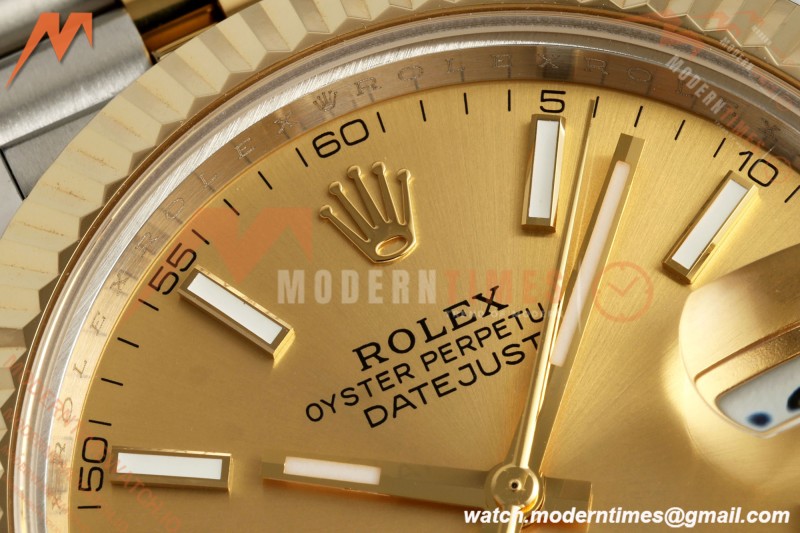 Rolex - Datejust 126333 41mm 904L Gain Weight Jub Flt YG/SS Gold/Stk QF SH3235 | 롤렉스 - 데이트저스트 126333 41mm 904L 게인 웨이트 주브 플랫 YG/SS 골드/스틸 QF SH3235