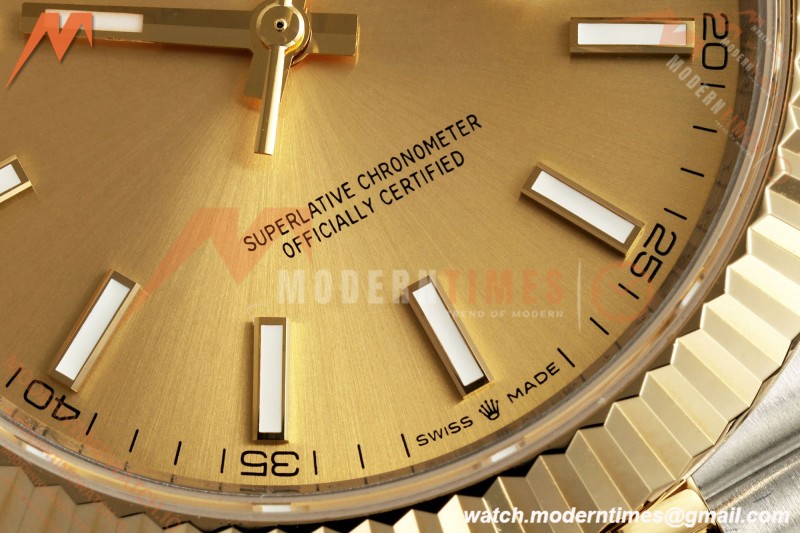 Rolex - Datejust 126333 41mm 904L Gain Weight Jub Flt YG/SS Gold/Stk QF SH3235 | 롤렉스 - 데이트저스트 126333 41mm 904L 게인 웨이트 주브 플랫 YG/SS 골드/스틸 QF SH3235