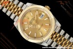 Rolex - Datejust 126333 41mm 904L Gain Weight Jub Flt YG/SS Gold/Stk QF SH3235 | 롤렉스 - 데이트저스트 126333 41mm 904L 게인 웨이트 주브 플랫 YG/SS 골드/스틸 QF SH3235