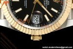 Datejust 126333 41mm 904L Gain Weight Jub Flt YG/SS Blk/Stk QF SH3235