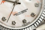 Rolex - Datejust 116234 36mm Jub Flt 316L SS/SS White Mop/Dia BPF VR3135 | 롤렉스 - 데이트저스트 116234 36mm 주브 Flt 316L SS/SS 화이트 모프/다이아 BPF VR3135