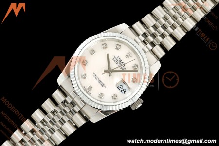 Rolex - Datejust 116234 36mm Jub Flt 316L SS/SS White Mop/Dia BPF VR3135