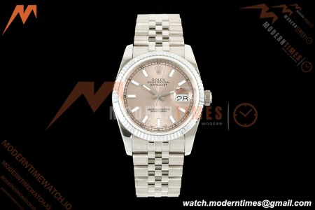 Rolex - Datejust 116234 36mm Jub Flt 316L SS/SS Grey/Dia BPF VR3135