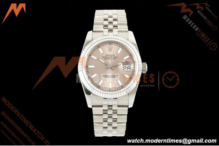 Rolex - Datejust 116234 36mm Jub Flt 316L SS/SS Grey/Dia BPF VR3135