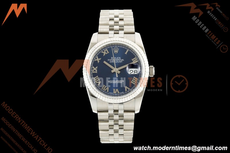 Rolex - Datejust 116234 36mm Jub Flt 316L SS/SS Blu/Rmn BPF VR3135