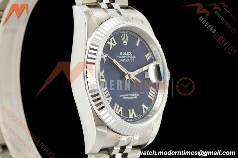 Rolex - Datejust 116234 36mm Jub Flt 316L SS/SS Blu/Rmn BPF VR3135