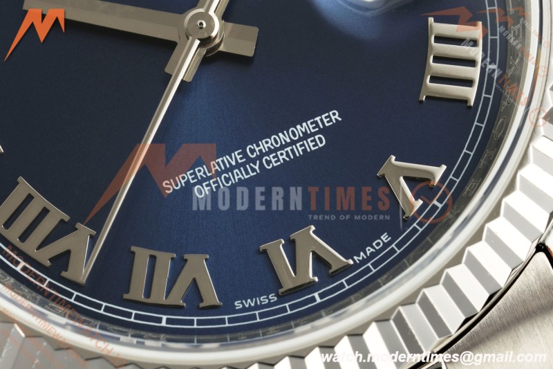 Rolex - Datejust 116234 36mm Jub Flt 316L SS/SS Blu/Rmn BPF VR3135