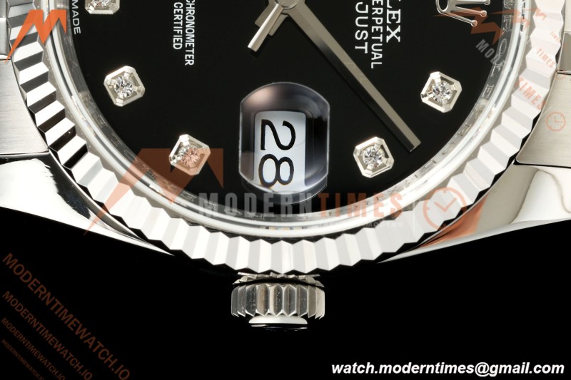 Rolex - Datejust 116234 36mm Jub Flt 316L SS/SS Blk/Dia BPF VR3135