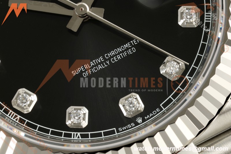 Rolex - Datejust 126334 41mm Jub Flt 904L SS/SS Blk/Dia SEEK SH3235