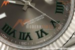 Rolex - Datejust 126334 41mm Wimbledon Jub Flt 904L SS/SS Grey/Rmn SEEK SH3235