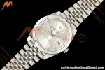 Rolex - Datejust 126334 41mm Jub Flt 904L SS/SS Silv/Stk SEEK SH3235