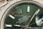 Rolex - Datejust 126334 41mm Jub Flt 904L SS/SS Grn/Stk SEEK SH3235