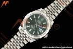 Rolex - Datejust 126334 41mm Jub Flt 904L SS/SS Grn/Stk SEEK SH3235