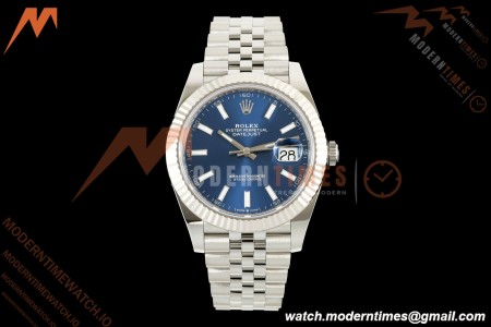 Rolex - Datejust 126334 41mm Jub Flt 904L SS/SS Blu/Stk SEEK SH3235