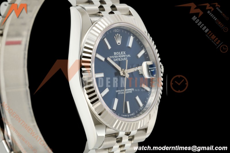 Rolex - Datejust 126334 41mm Jub Flt 904L SS/SS Blu/Stk SEEK SH3235