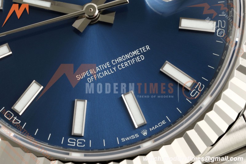 Rolex - Datejust 126334 41mm Jub Flt 904L SS/SS Blu/Stk SEEK SH3235