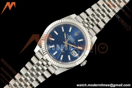 Rolex - Datejust 126334 41mm Jub Flt 904L SS/SS Blu/Stk SEEK SH3235