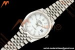 Rolex - Datejust 126334 41mm Jub Flt 904L SS/SS Wht/Stk SEEK SH3235