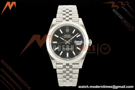 Rolex - Datejust 126334 41mm Jub Flt 904L SS/SS Blk/Stk SEEK SH3235 | 롤렉스 - 데이트저스트 126334 41mm 주브 Flt 904L SS/SS 블랙/Stk SEEK SH3235