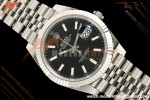 Rolex - Datejust 126334 41mm Jub Flt 904L SS/SS Blk/Stk SEEK SH3235