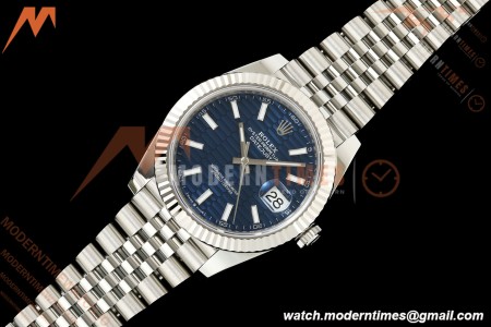 Rolex - Datejust 126334 41mm Jub Flt 904L SS/SS F-Blu/Stk SEEK SH3235
