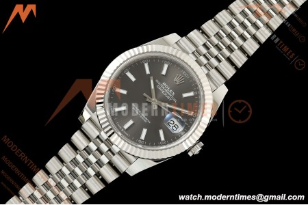 Rolex - Datejust 126334 41mm Jub Flt 904L SS/SS Gry/Stk SEEK SH3235 | 롤렉스 - 데이트저스트 126334 41mm 주브 Flt 904L SS/SS 그레이/Stk SEEK SH3235
