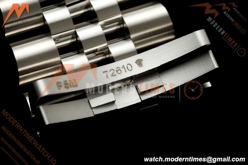 Rolex - Datejust 126334 41mm Jub Flt 904L SS/SS Gry/Stk SEEK SH3235