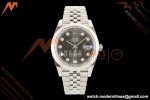 Rolex - Datejust 126334 41mm Jub Flt 904L SS/SS Gry/Dia SEEK SH3235