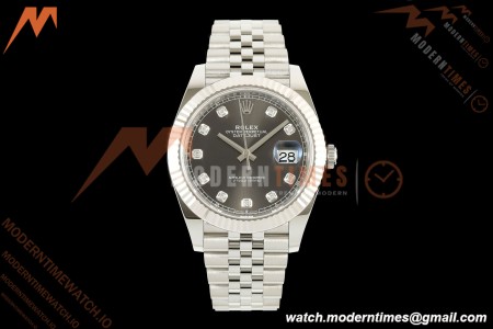 Rolex - Datejust 126334 41mm Jub Flt 904L SS/SS Gry/Dia SEEK SH3235
