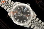 Rolex - Datejust 126334 41mm Jub Flt 904L SS/SS Gry/Dia SEEK SH3235
