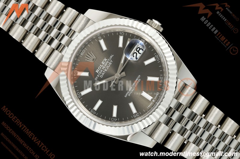 Rolex - Datejust 126334 41mm Jub Flt 904L SS/SS Gray/Stk Clean Plus DD3235