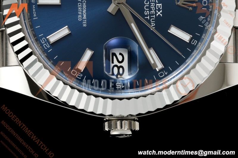 Rolex - Datejust 126334 41mm Jub Flt 904L SS/SS Blu/Stk Clean Plus DD3235
