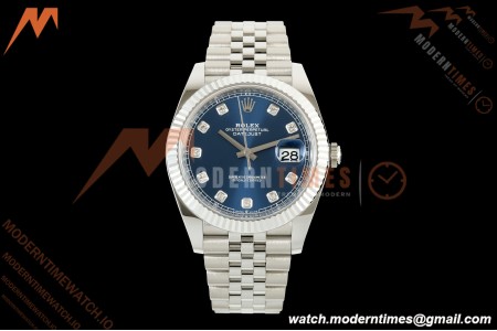 Rolex - Datejust 126334 41mm Jub Flt 904L SS/SS Blu/Dia Clean Plus DD3235 | 롤렉스 - 데이트저스트 126334 41mm 주브 FLT 904L SS/SS 블루/다이아 클린 플러스 DD3235