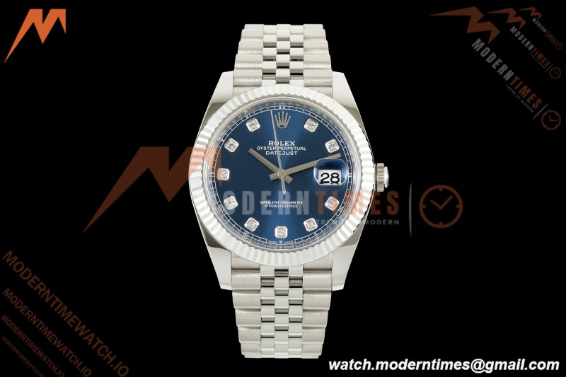 Rolex - Datejust 126334 41mm Jub Flt 904L SS/SS Blu/Dia Clean Plus DD3235 | 롤렉스 - 데이트저스트 126334 41mm 주브 FLT 904L SS/SS 블루/다이아 클린 플러스 DD3235