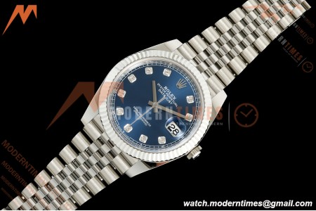 Rolex - Datejust 126334 41mm Jub Flt 904L SS/SS Blu/Dia Clean Plus DD3235 | 롤렉스 - 데이트저스트 126334 41mm 주브 FLT 904L SS/SS 블루/다이아 클린 플러스 DD3235