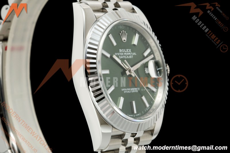 Rolex - Datejust 126334 41mm Jub Flt 904L SS/SS Mint Green VF DD3235 | 롤렉스 - 데이트저스트 126334 41mm 주브 Flt 904L SS/SS 민트 그린 VF DD3235