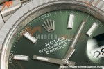 Rolex - Datejust 126334 41mm Jub Flt 904L SS/SS Mint Green VF DD3235 | 롤렉스 - 데이트저스트 126334 41mm 주브 Flt 904L SS/SS 민트 그린 VF DD3235
