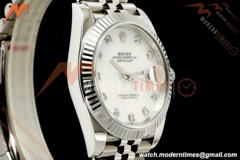 Rolex - Datejust 126334 41mm Jub Flt 904L SS/SS W-MOP/DIA VF DD3235