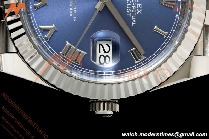 Rolex - Datejust 126334 41mm Jub Flt 904L SS/SS Blu/Rmn VF DD3235
