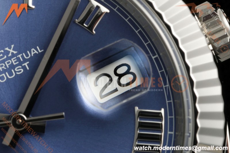 Rolex - Datejust 126334 41mm Jub Flt 904L SS/SS Blu/Rmn VF DD3235